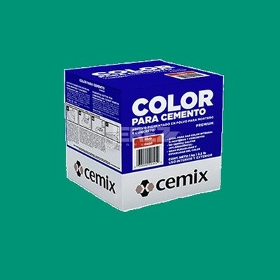 COLOR PARA CEMENTO ACUAMARINA 1 KG CEMIX
