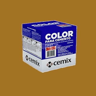 COLOR PARA CEMENTO AMARILLO OXIDO 1KG CEMIX