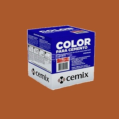 COLOR PARA CEMENTO CAFE 1KG CEMIX