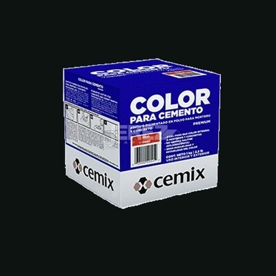 COLOR PARA CEMENTO NEGRO 1 KG CEMIX