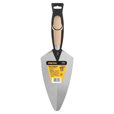 Cuchara para albanil 10 tipo Filadelfia, Pretul COD 21054