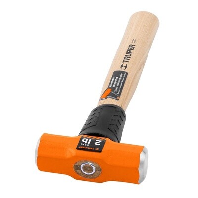 Marro octagonal 2 lb, mango de madera 12, Truper COD 16506