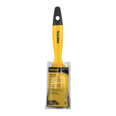 Brocha uso general de 1-1/2 con mango de plastico, Pretul COD 21525