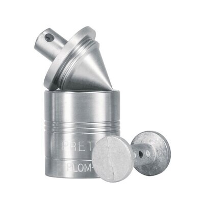 Plomada metalica de 340 g con centro, Pretul COD 22463