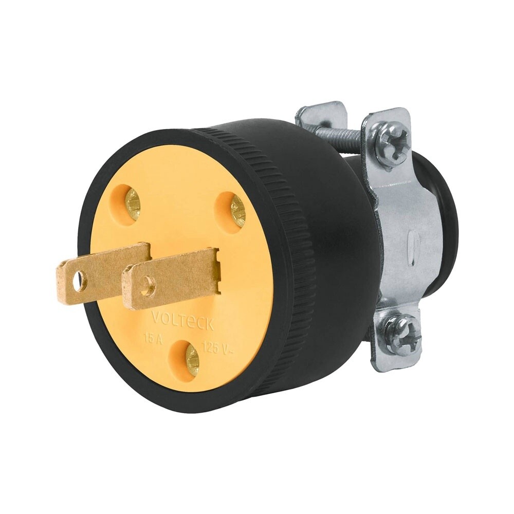 Clavija industrial reforzada polarizada, Volteck COD 46201