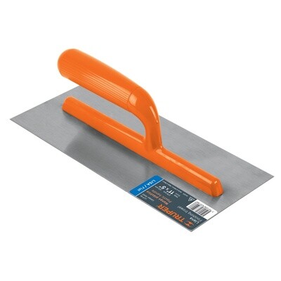 LLANA MANGO  PLASTICO CANTO RECTO 6 REMACHES 11" NARANJA COD 15412 TRUPER LLP-6L