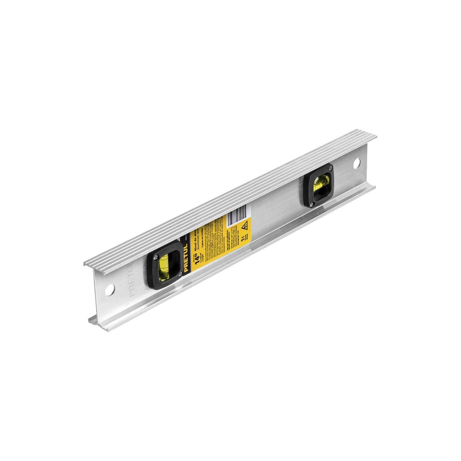 Nivel de 14 con cuerpo de aluminio, Pretul COD 22456
