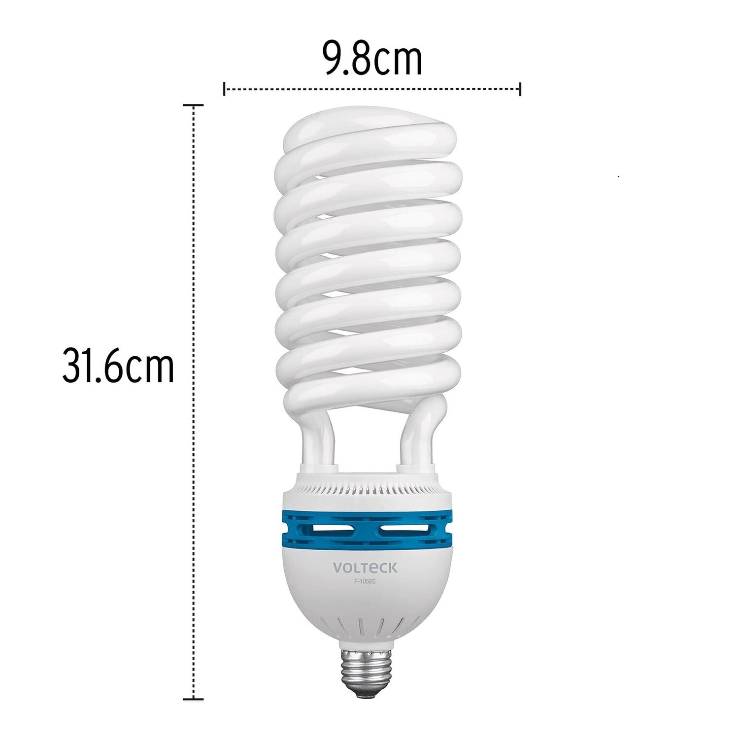 LAMPARA 105W ESPIRAL T5 EN CAJA COD 47101 VOLTECK F-105EC