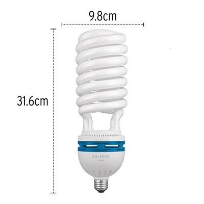 LAMPARA 105W ESPIRAL T5 EN CAJA COD 47101 VOLTECK F-105EC