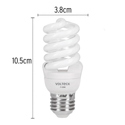 LAMPARA 13W, ESPIRAL MINI T2 COD 48504 VOLTECK F-13EM