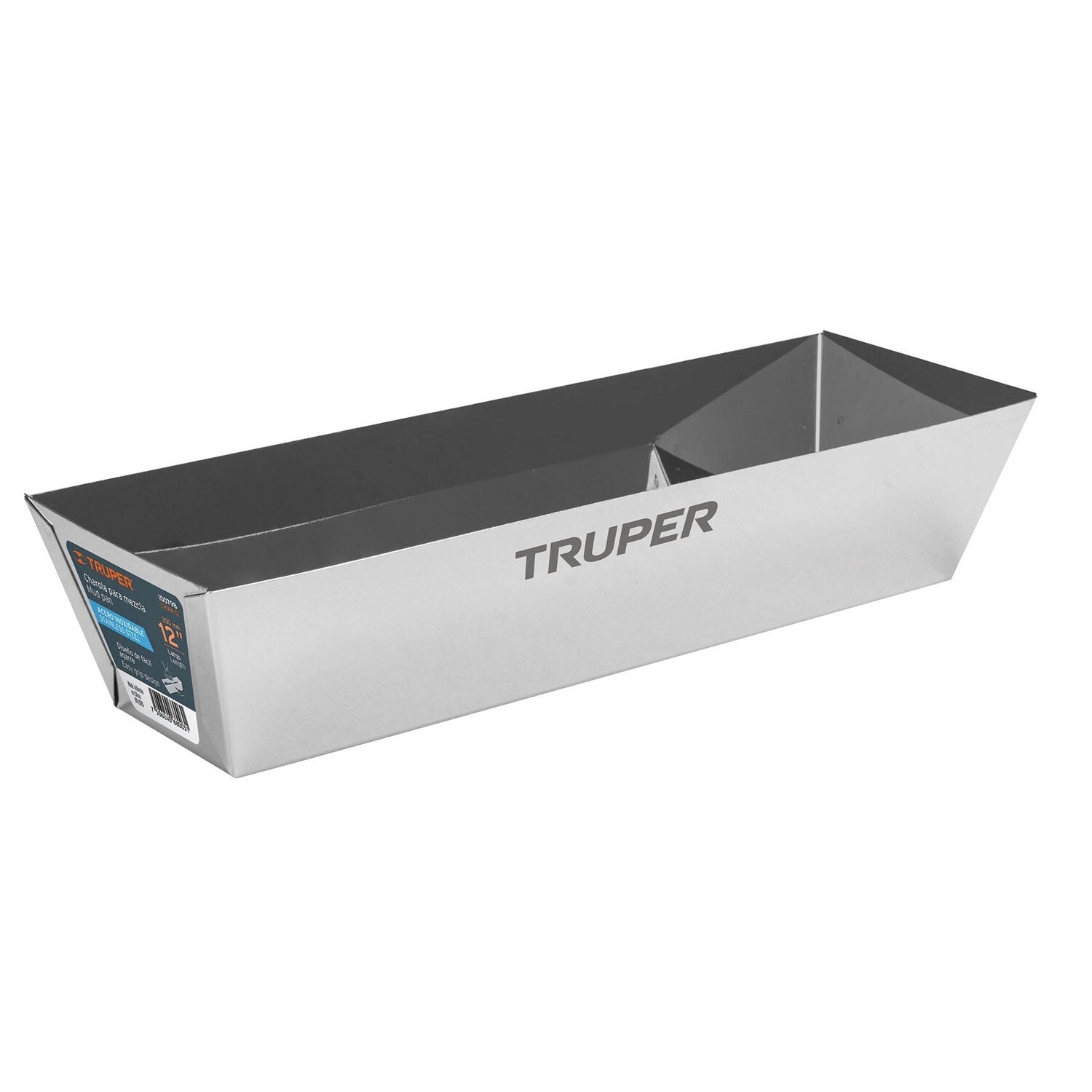 Charola de 12 cm de acero inoxidable para mezcla, Truper COD 100798