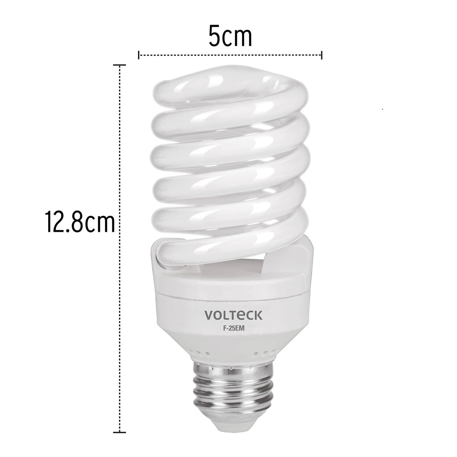 LAMPARA 25W , ESPIRAL MINI T2 COD 48506 VOLTECK F-25EM