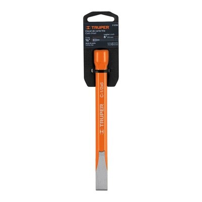 CINCEL DE CORTE FRIO, 1/2" X 6" COD 12115 TRUPER C-1/2X6