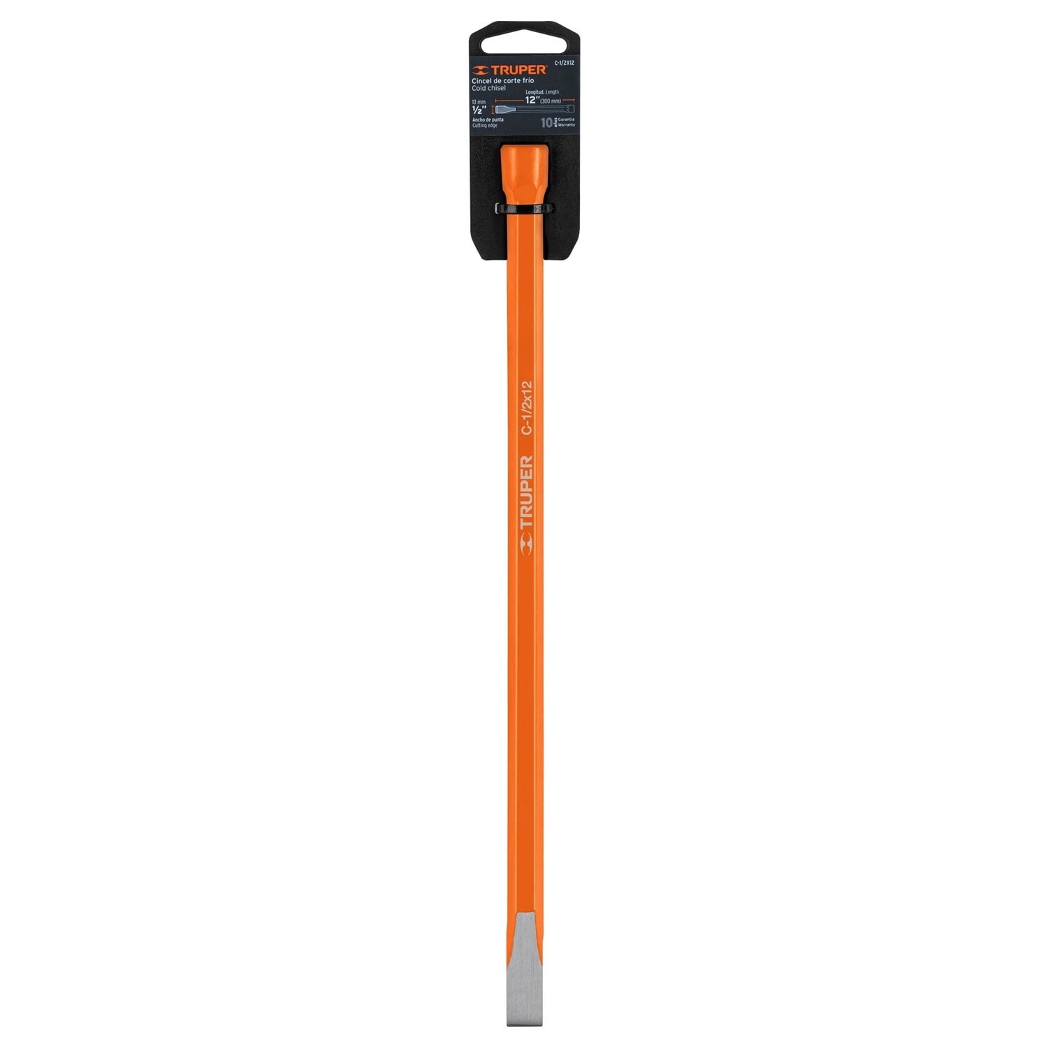 Cincel de corte frio de 1/2 X 12, Truper COD 12124
