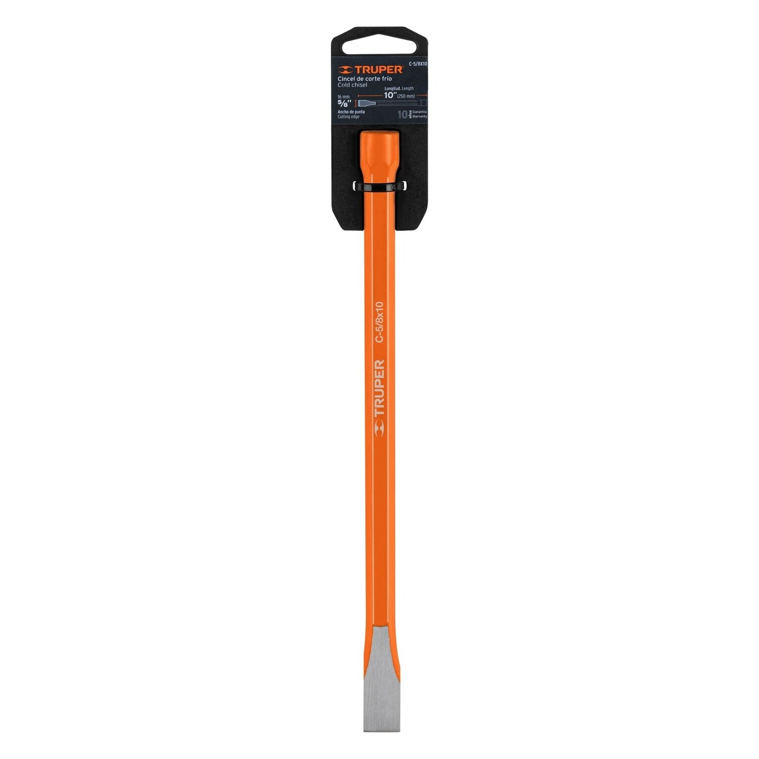 Cincel de corte frio de 5/8 X 10, Truper COD 12133