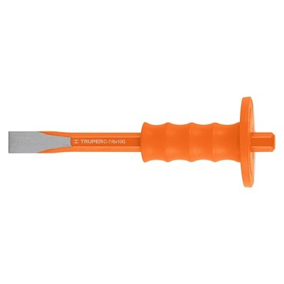 CINCEL CORTE FRIO, 7/8X10" CON GRIP COD 12274 TRUPER C-7/8X 10G