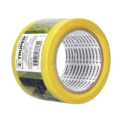 CINTA DELIMITADORA "PRECAUCION", 100 MTS COD 12578 TRUPER CIDE-101