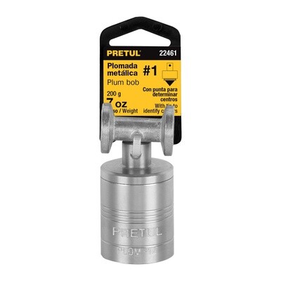 Plomada metalica de 200 g con centro, Pretul COD 22461