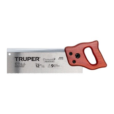 SERRUCHO 12" DIAMANTE, DE COSTILLA 9DPP COD 18165 TRUPER STCX-12