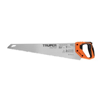 Serrucho Rapid 22, 7 DPP, mango Comfort grip, Truper COD 101870