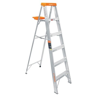 Escalera de tijera tipo ll 5 peldanos y bandeja, Truper COD 10335