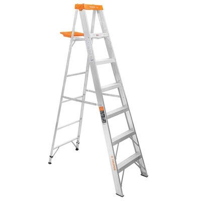 Escalera de tijera tipo II 6 peldanos y bandeja, Truper COD 16744