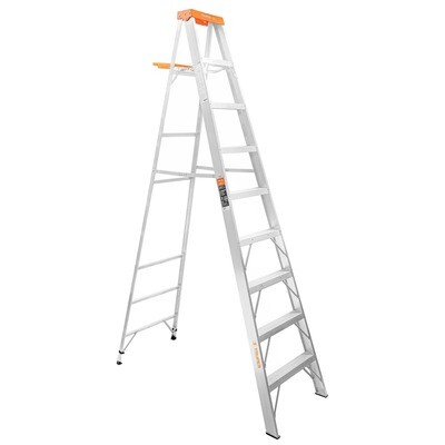 Escalera de tijera tipo ll 8 peldanos y bandeja, Truper COD 10338