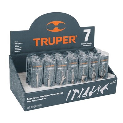 LLAVERO TIPO HERRAMIENTA COD 13337 TRUPER LLA-49