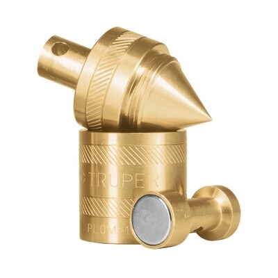 PLOMADA #1 DE LATON CON CENTRO COD 17067 TRUPER PLOM-1L