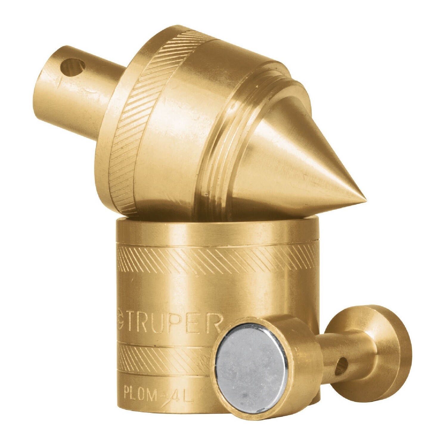 PLOMADA #4  DE LATON CON CENTRO TRUPER PLOM-4L COD 17069