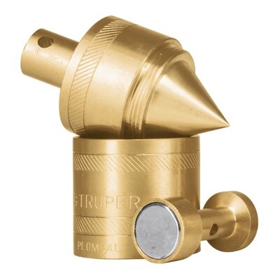 PLOMADA #4  DE LATON CON CENTRO TRUPER PLOM-4L COD 17069