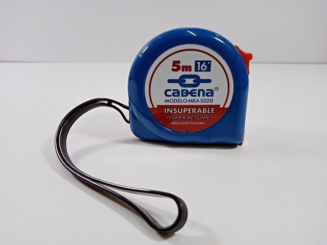 FLEXOMETRO CADENA 5 MTS MODELO MKA-5020 (AZUL)