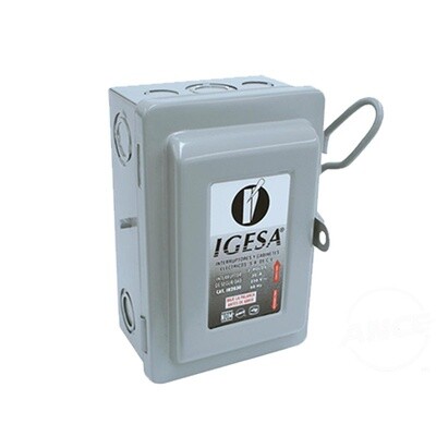 INTERRUPTOR 2 POLOS 2x30 IGESA DE PALANCA