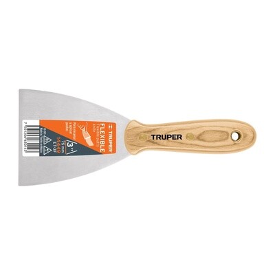 Espatula flexible 3 con mango de madera, Truper COD 14449