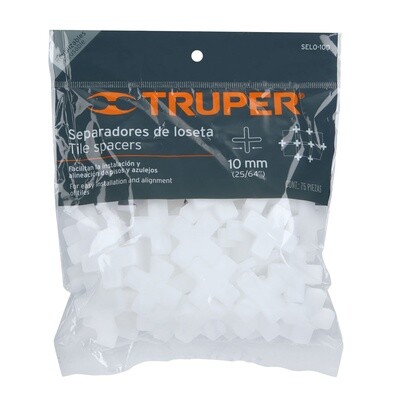Bolsa con 75 separadores de 10 mm de losetas, Truper COD 11941