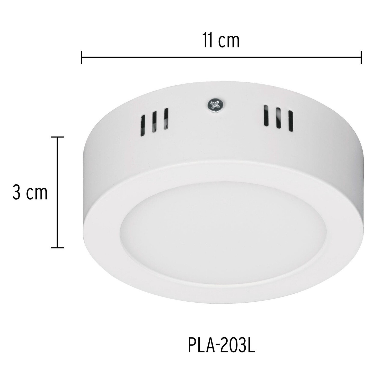 LUMINARIO BLANCO DE LED 6 W REDONDO TIPO PLAFON LUZ DE DIA 46711 Volteck
