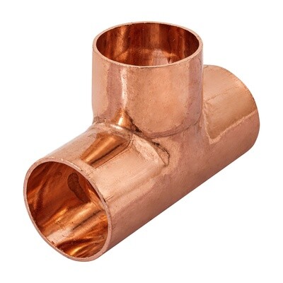 TEE DE COBRE SENCILLA  1/2"  TCCO TRUPER 47637