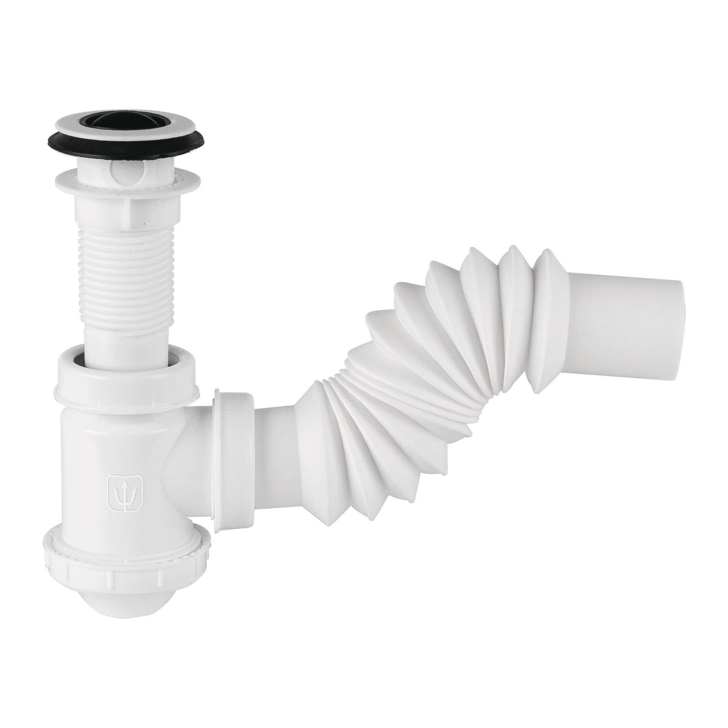 Cespol de bote 1-1/4, contra, polipropileno, para lavabo COD 49366