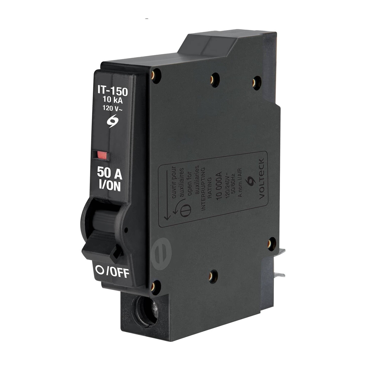 Interruptor de 1 polo 50A, enchufable, Volteck COD 47510