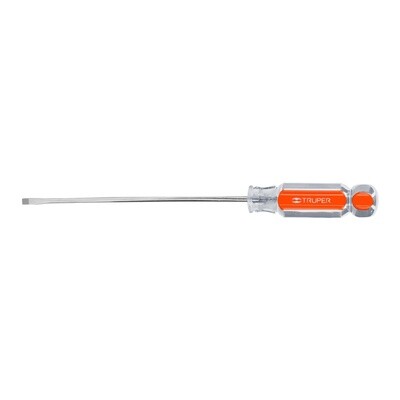 Desarmador cabinet 1/8 x 5 mango de acetato, Truper COD 14020