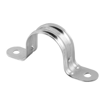 ABRAZADERAS TIPO OMEGA 1-1/4" PARA TUBO PARED DELGADA B5PZ COD 46030 (POR PIEZA)