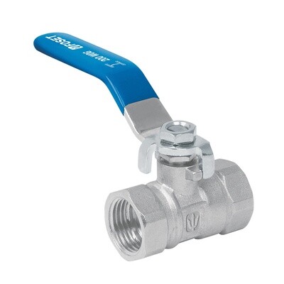 Valvula de esfera de laton, roscable 1/2, Foset COD 49000