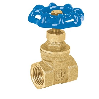 Valvula de compuerta de laton roscable de 1/2, Foset COD 49017