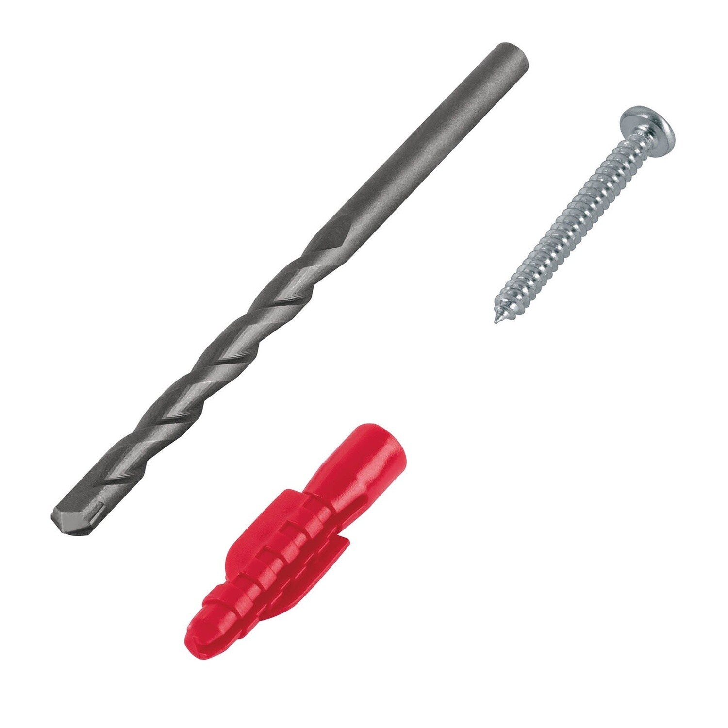 Kit de 20 taquetes 1/4 con pijas N8 y 1 broca 1/4, Fiero COD 40159