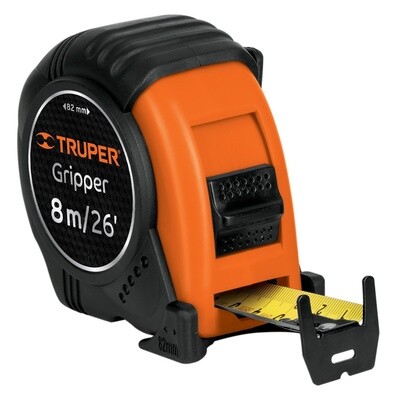 Flexometro contra impactos 8 m cinta 25 mm grad. metrica COD 15389