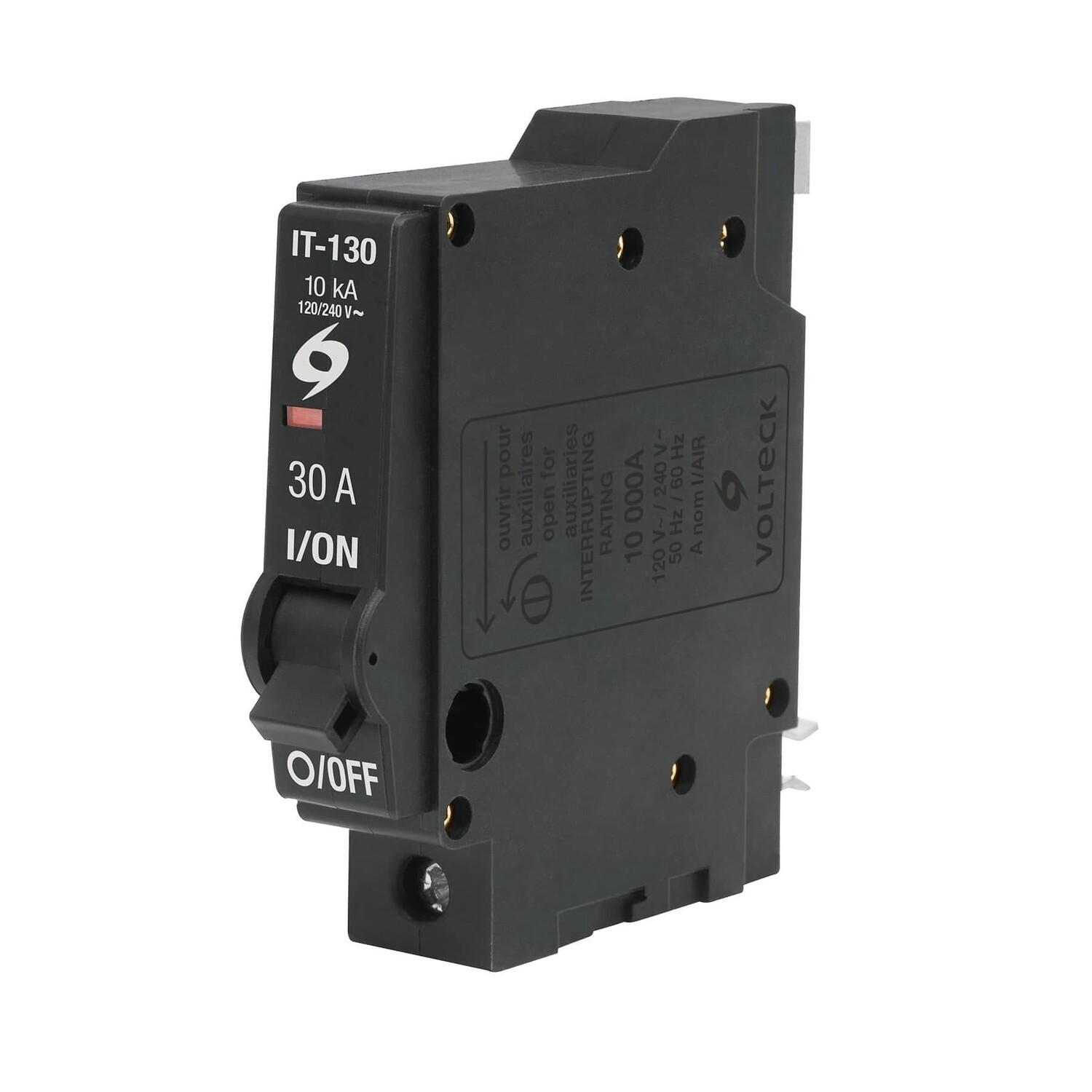 Interruptor de 1 polo 30A, enchufable, volteck COD 46702