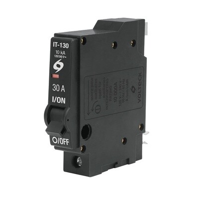 Interruptor de 1 polo 30A, enchufable, volteck COD 46702