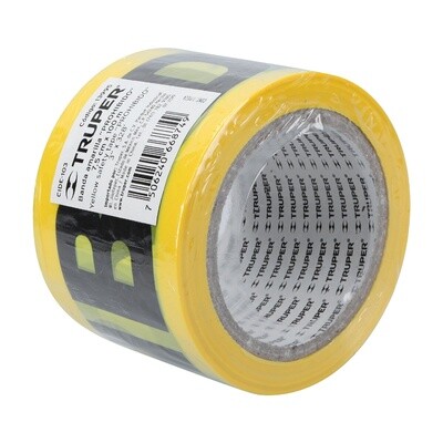CINTA DELIMITADORA "PROHIBIDO" 100 M COD 13995 TRUPER CIDE-103