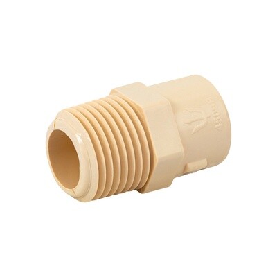 CONECTOR MACHO CPVC DE 1/2" TRUPER 45098