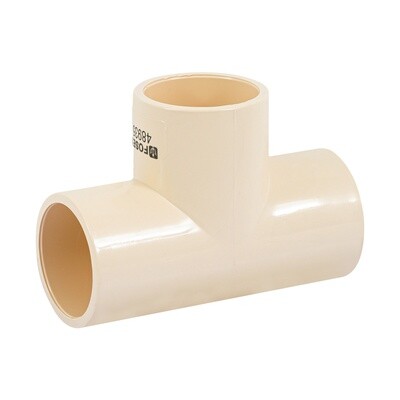 TEE SENCILLA DE CPVC DE 1-1/4" TRUPER 48935